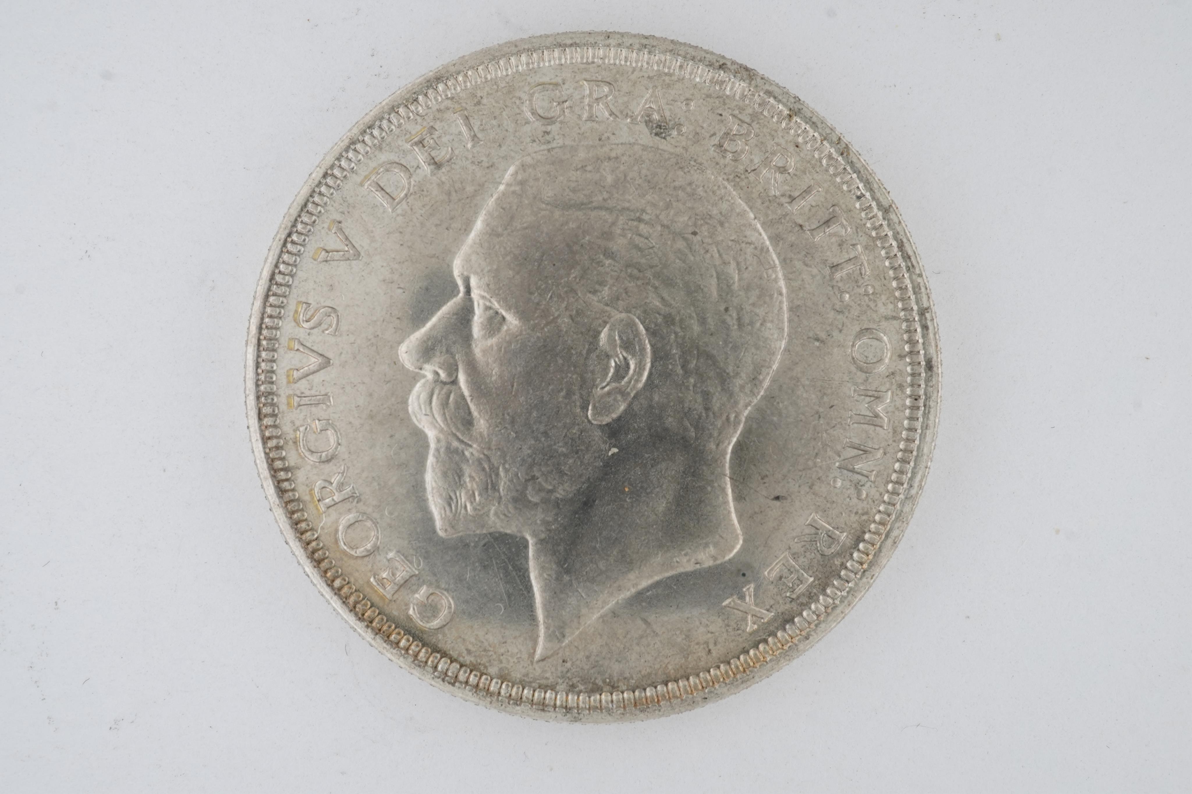 British coins, George V, ‘wreathed’ crown, 1928, S. 4036, cleaned otherwise EF